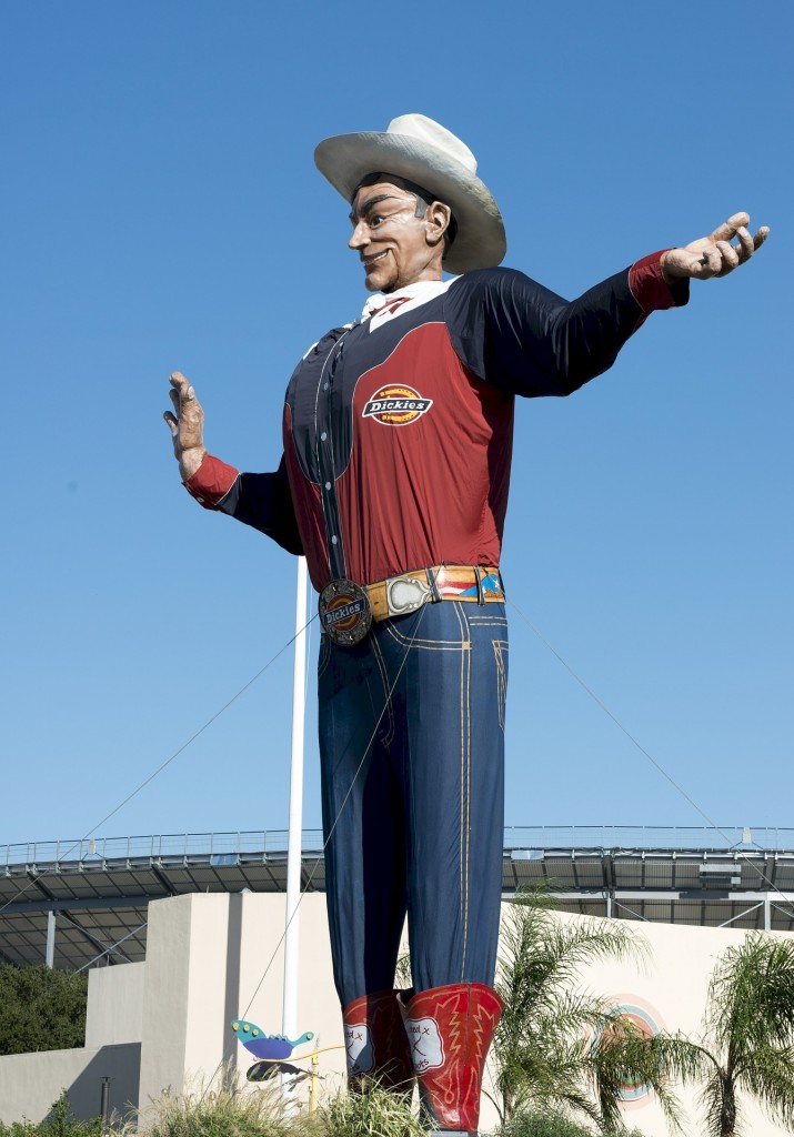 No matter what the event, Big Tex keeps a watchful eye over all of Fair Park.